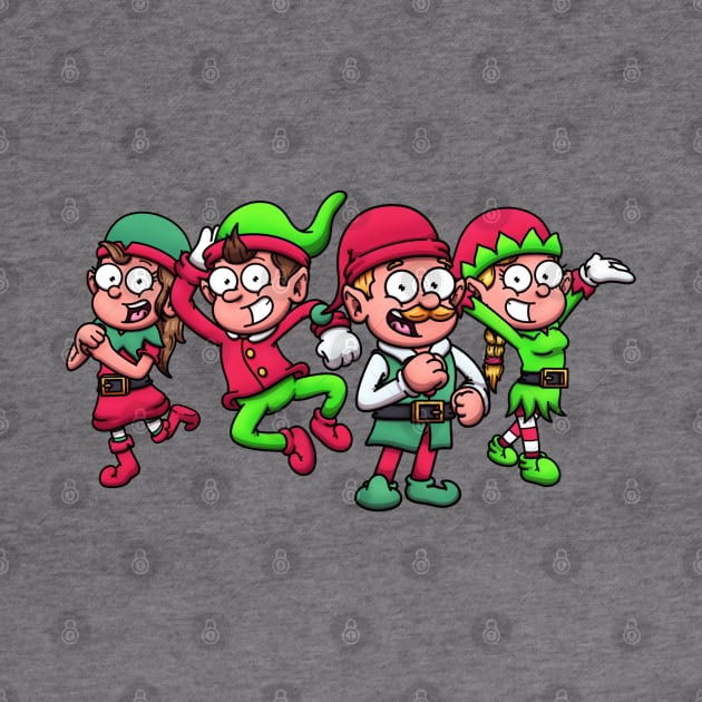 Christmas Elves by TheMaskedTooner